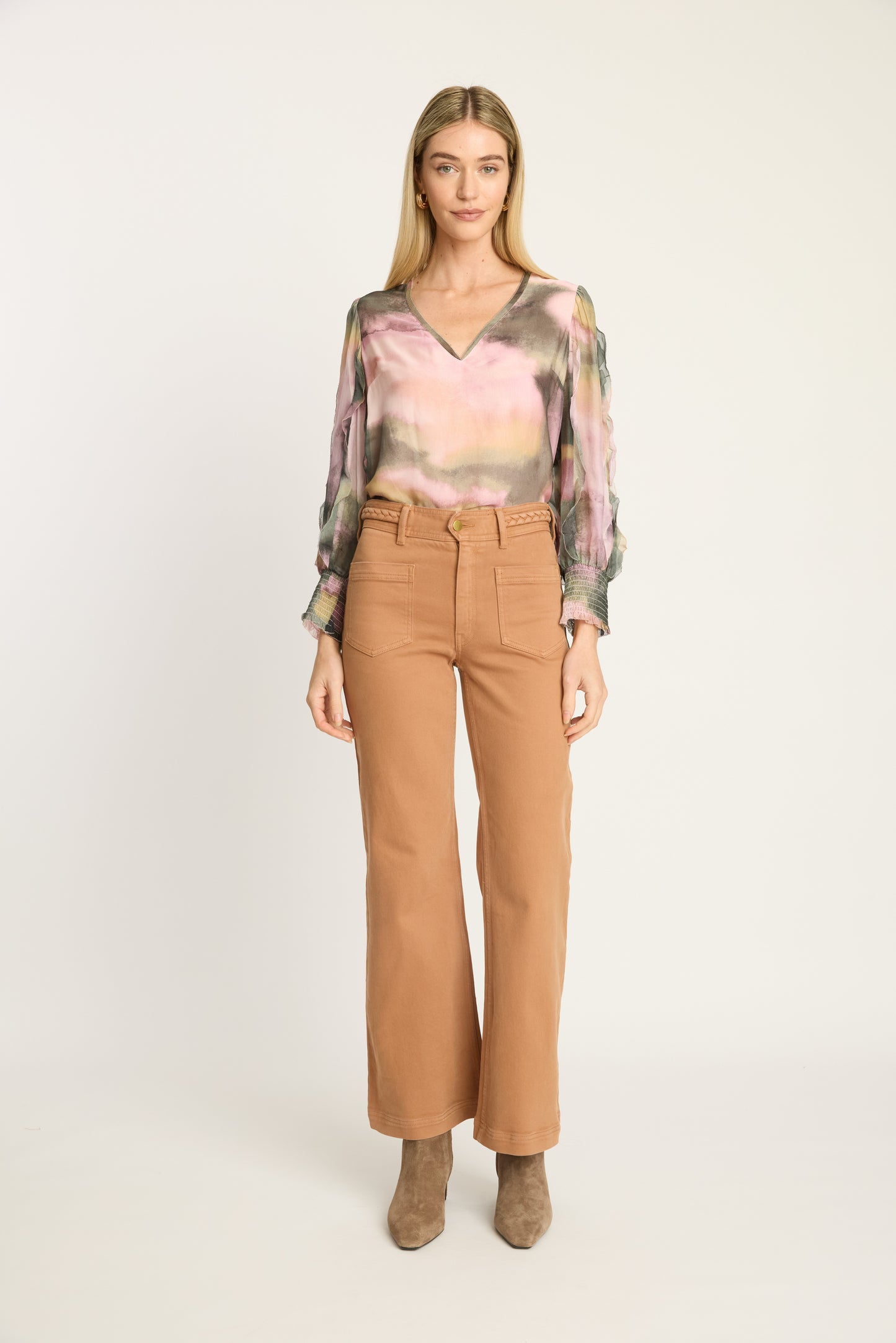 Sienna Pant in biscuit by Caballero