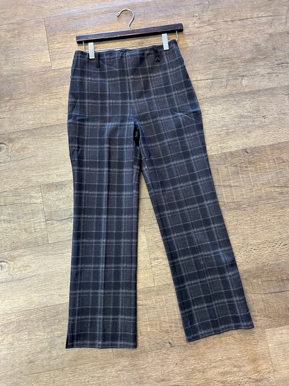 Baby Boot Ankle Pant in bristol plaid by Lysse