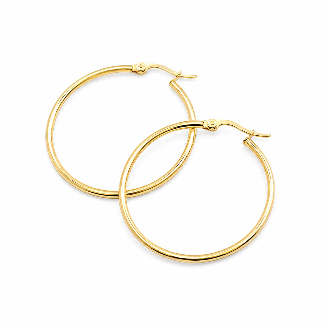 Classic Hoops in gold by Splash