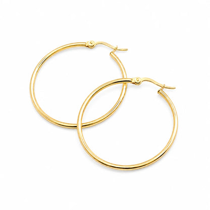 Classic Hoops in gold by Splash
