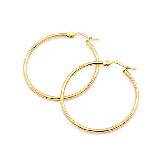 Classic Hoops in gold by Splash