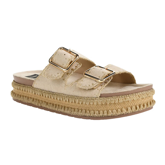 Cubano Micro Suede in cream by Dirty Laundry