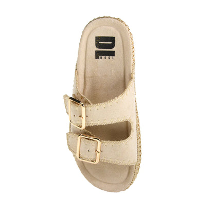 Cubano Micro Suede in cream by Dirty Laundry