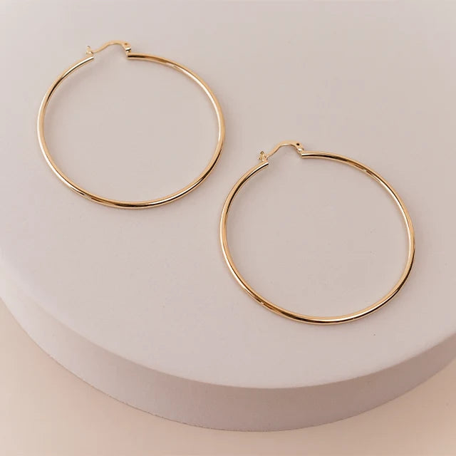 Classic Hoops in gold by Splash