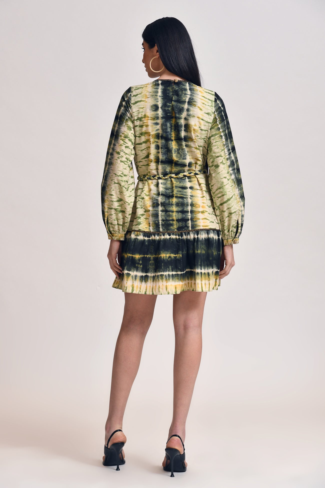 Indira Mini Dress in olive by Ash & Eden