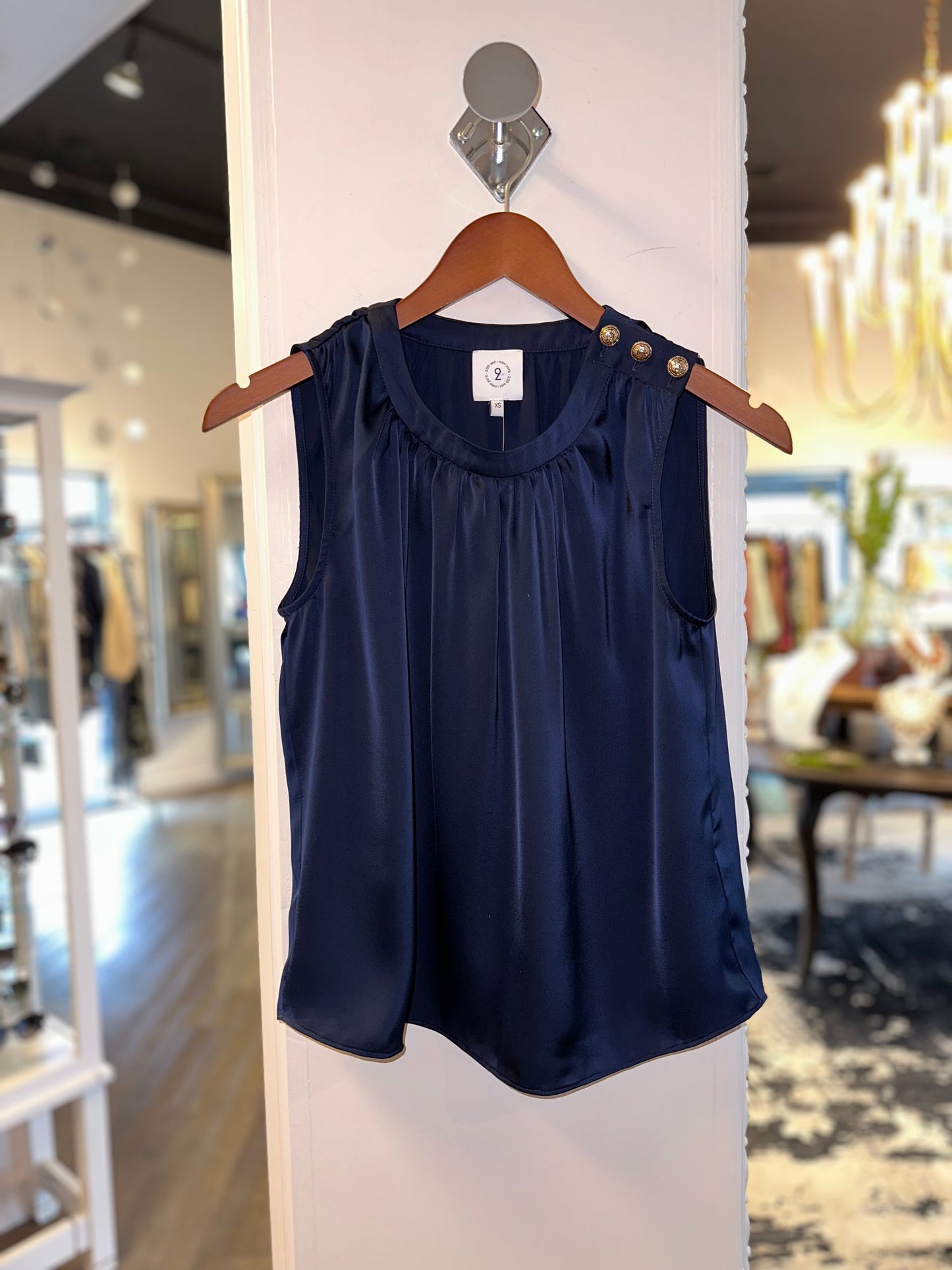 Sleeveless Top in navy by 209