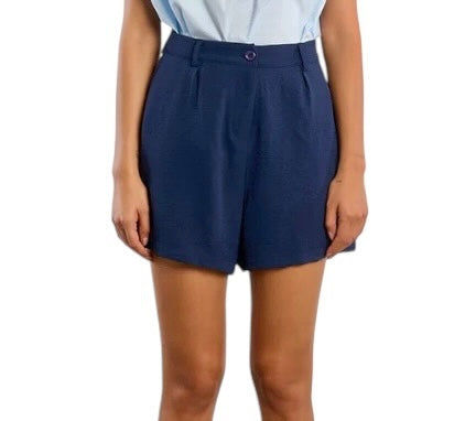 High Waisted Shorts in navy by Molly Bracken