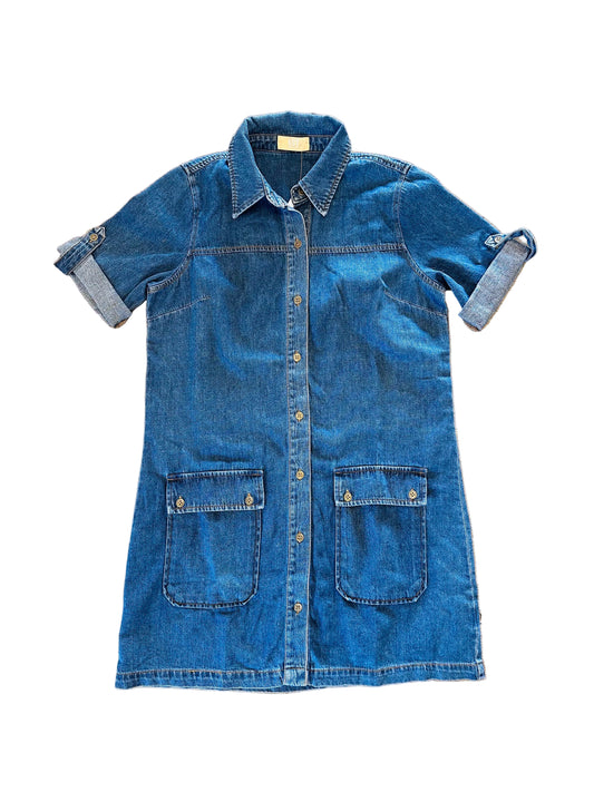 Eliza Rolled Up Sleeve Dress in capturing by KUT