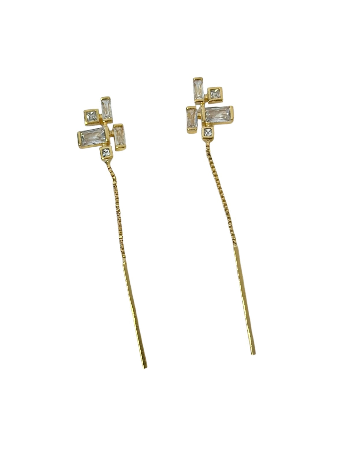 CZ and chain Earring Eneida Franca