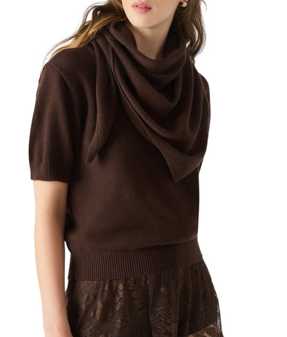 Hermia Sweater in dark espresso by Steve Madden