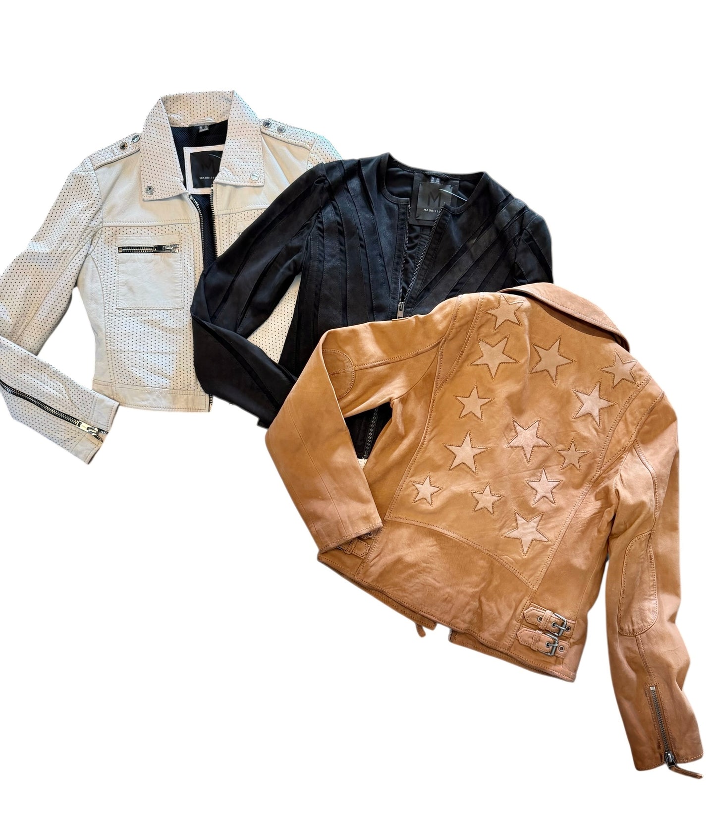 Misty RF Leather Jacket in cognac by Mauritius
