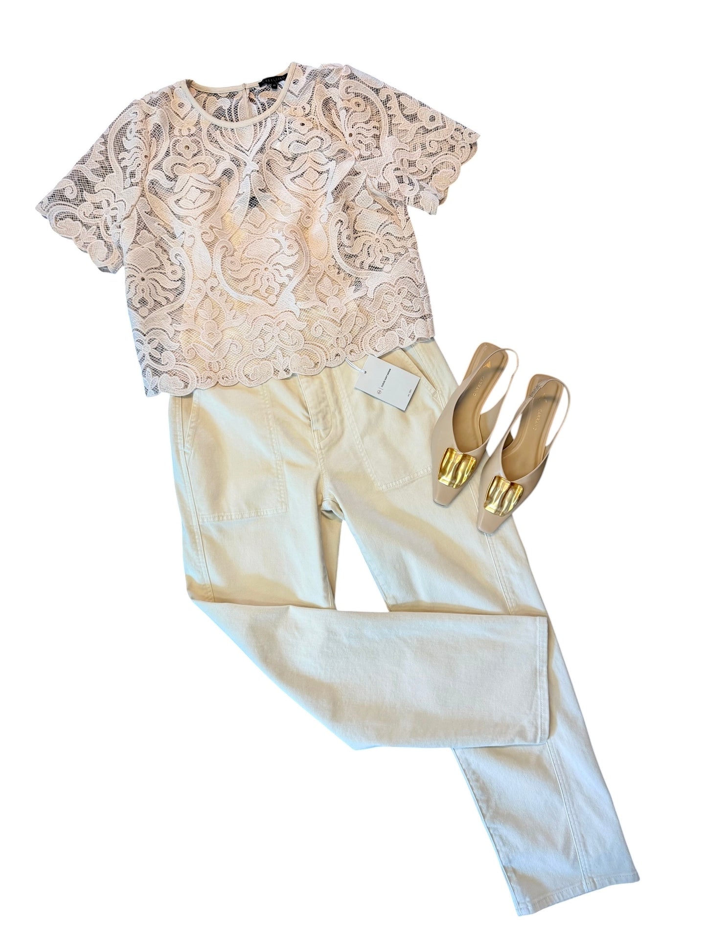 Carmen Top in natural by Caballero