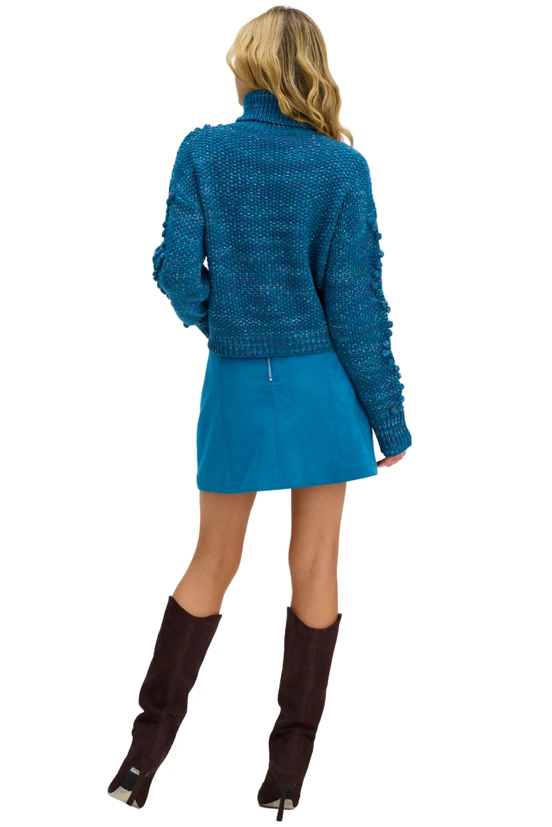 Daphne Sweater in teal multi by Allison