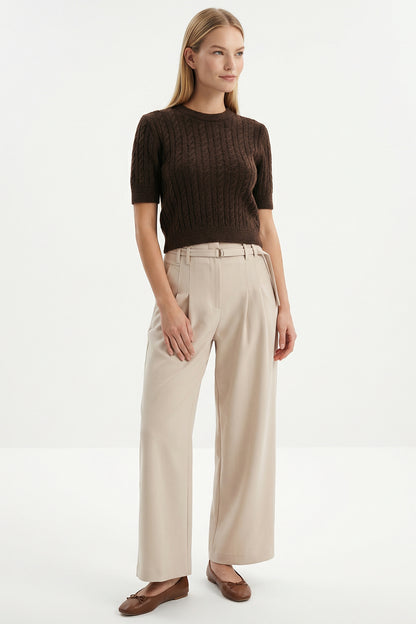 Tulipis Pants in cream by Exquise