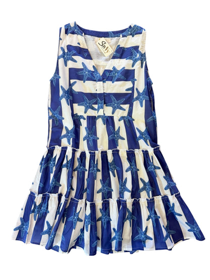 Virginia Dress in sea star by Bindu