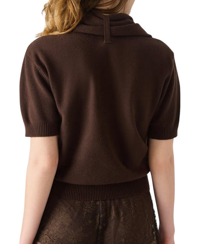 Hermia Sweater in dark espresso by Steve Madden