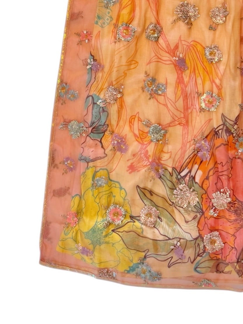 Donisha Embellished Dress in flamingo by Blank