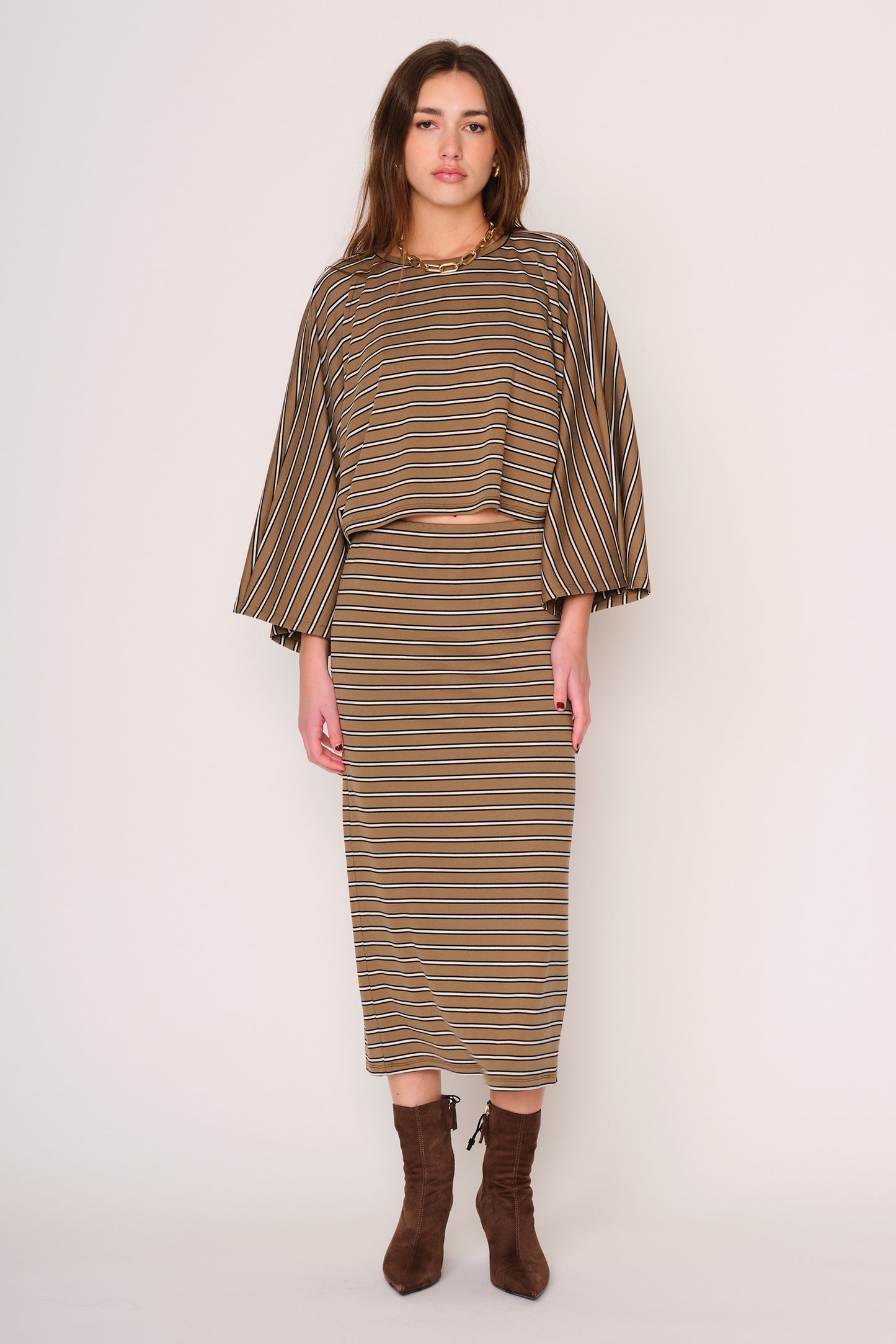 Amala Skirt in military olive by dRA