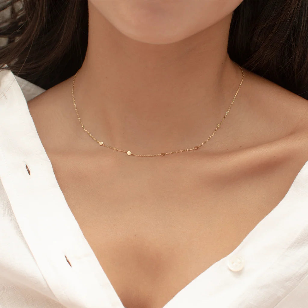 Dance the Night Away Necklace in gold by Splash