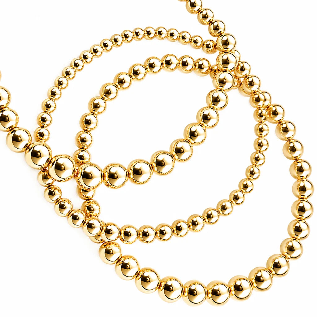 Dream On Stretch Bracelet in gold by Splash