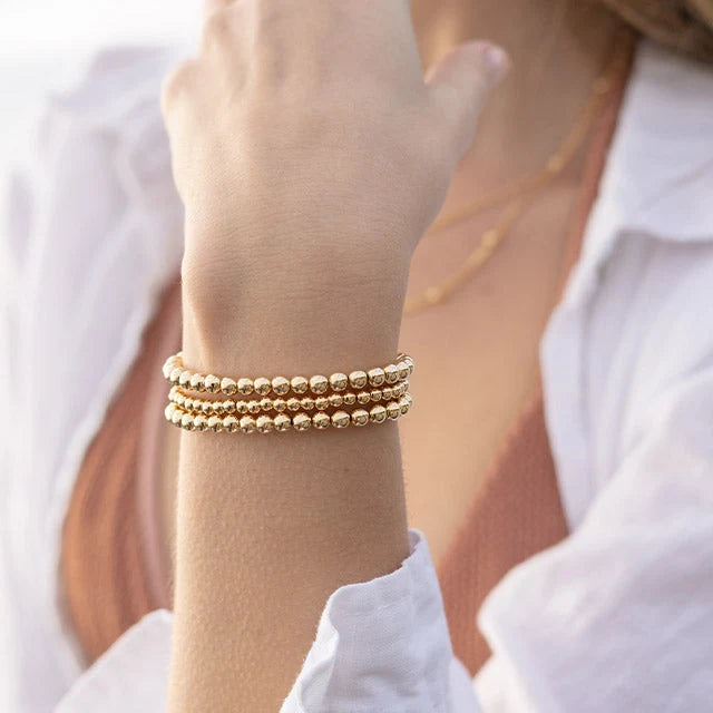 Dream On Stretch Bracelet in gold by Splash