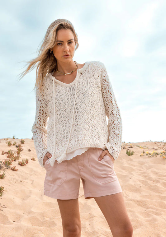 Cargo Short in Dusty Pink by Dylan