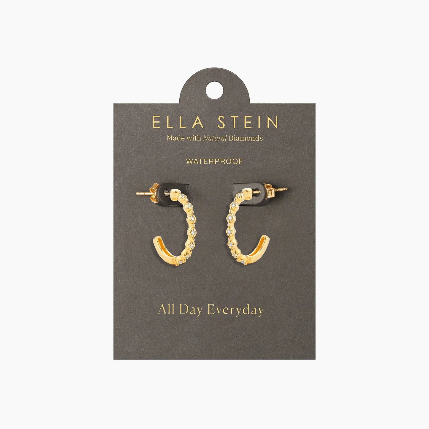 Classic Hoop Earrings in gold by Ella Stein