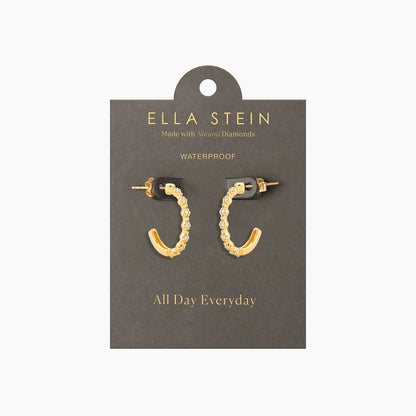 Classic Hoop Earrings in gold by Ella Stein