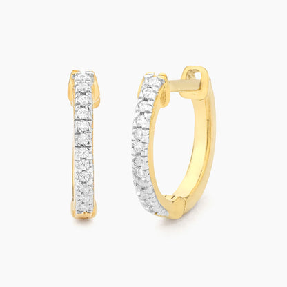 Half Hearted Adventure? Never! Hoop Earrings in gold by Ella Stein