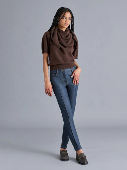 Hermia Sweater in dark espresso by Steve Madden