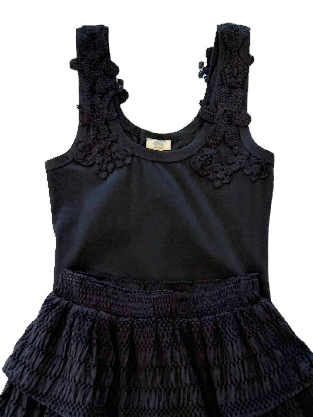 Tasha Knit Top in soft black by Dylan