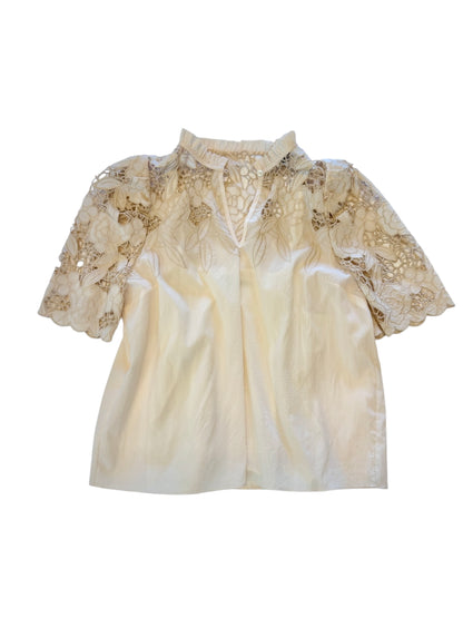 Elaine Reversible Top in cream by Caballero