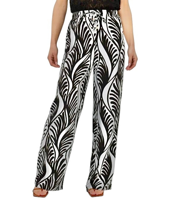 Summer Vibes Trousers black/white by Esqualo