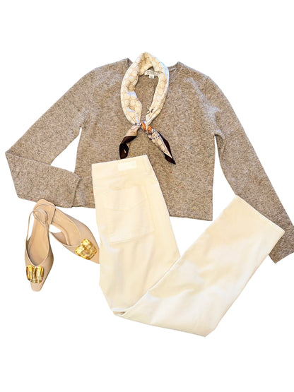 Basic Cardigan in camel by Molly Bracken