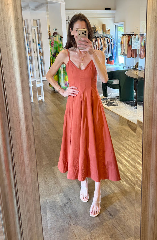 Liv Dress in adobe by Bel Kazan