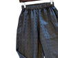 Elastic Waist Wide Leg Linen Pant in black by Haris Cotton