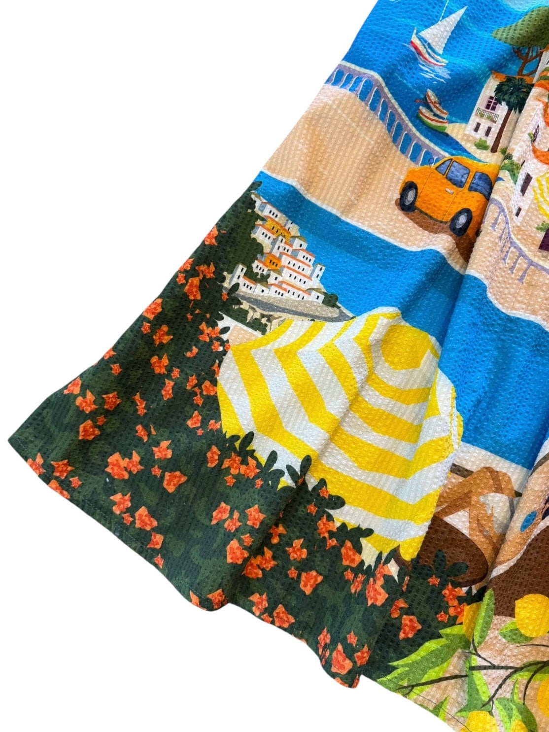 Livana Beach Scene Dress in multi by Conditions Apply