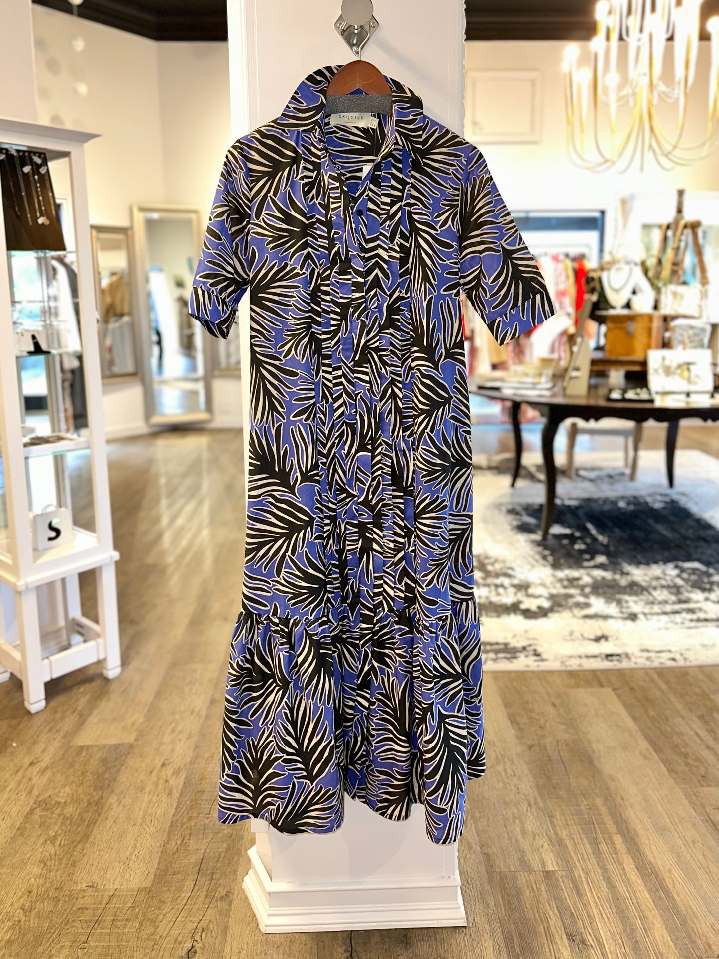 Mabel Dress in multi by Exquise