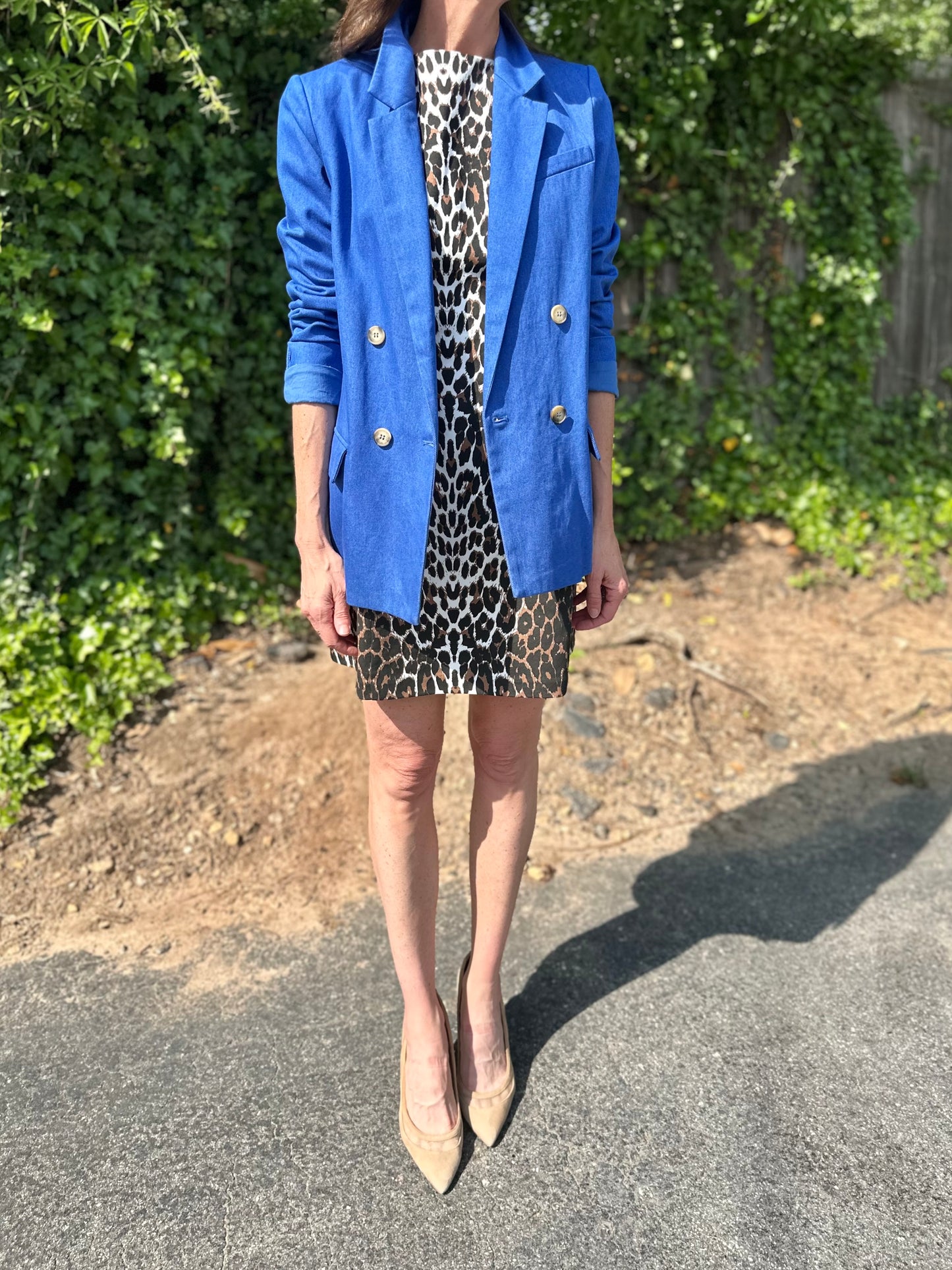 Cara Leopard Dress in multi by Lucy Paris