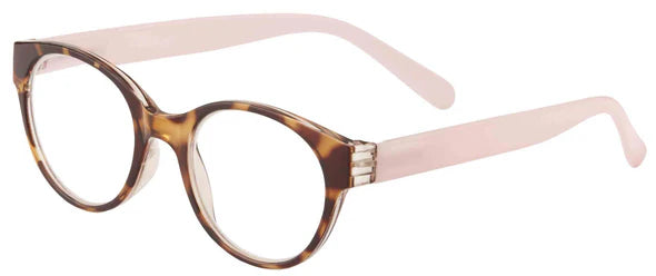 Shelby Reading Glasses: Pink / +1.25