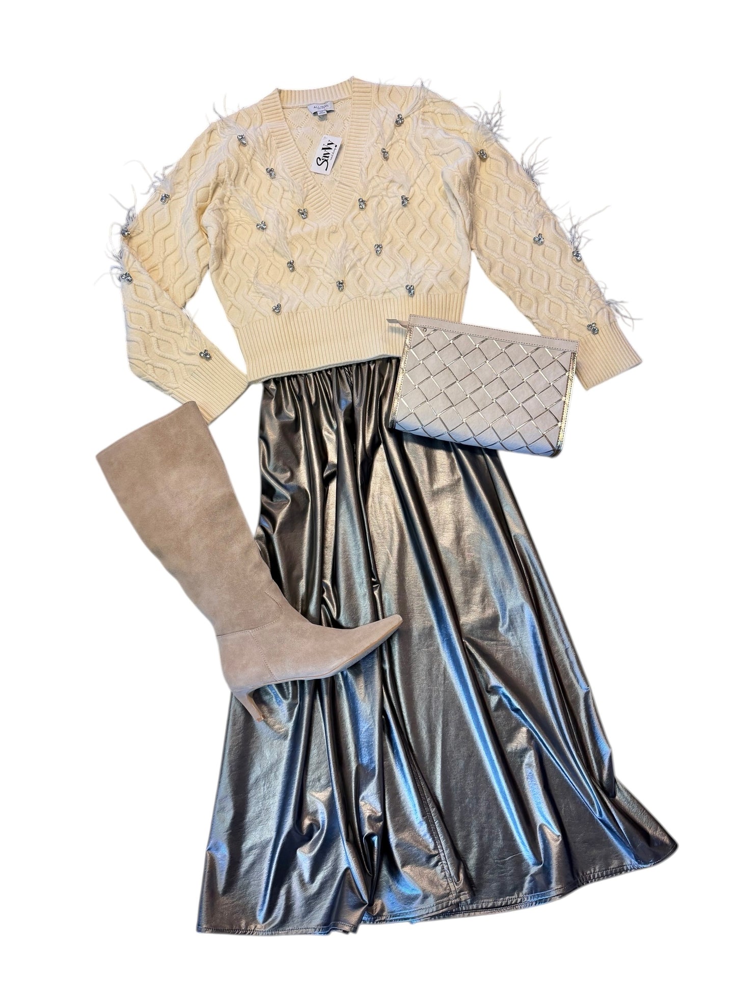 Briar Sweater in ivory by Allison