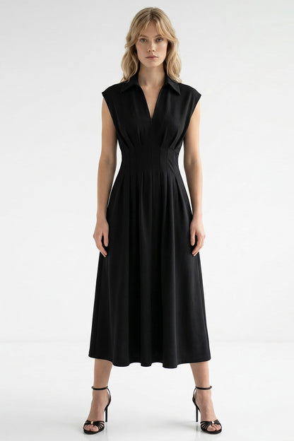 Aveline Dress in black by Exquise