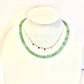Rondelle 18" Necklace with Small Swivel Clasp in seafoam by Virtue