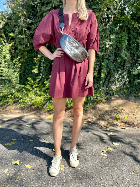 Dayton Dress in wine by Steve Madden