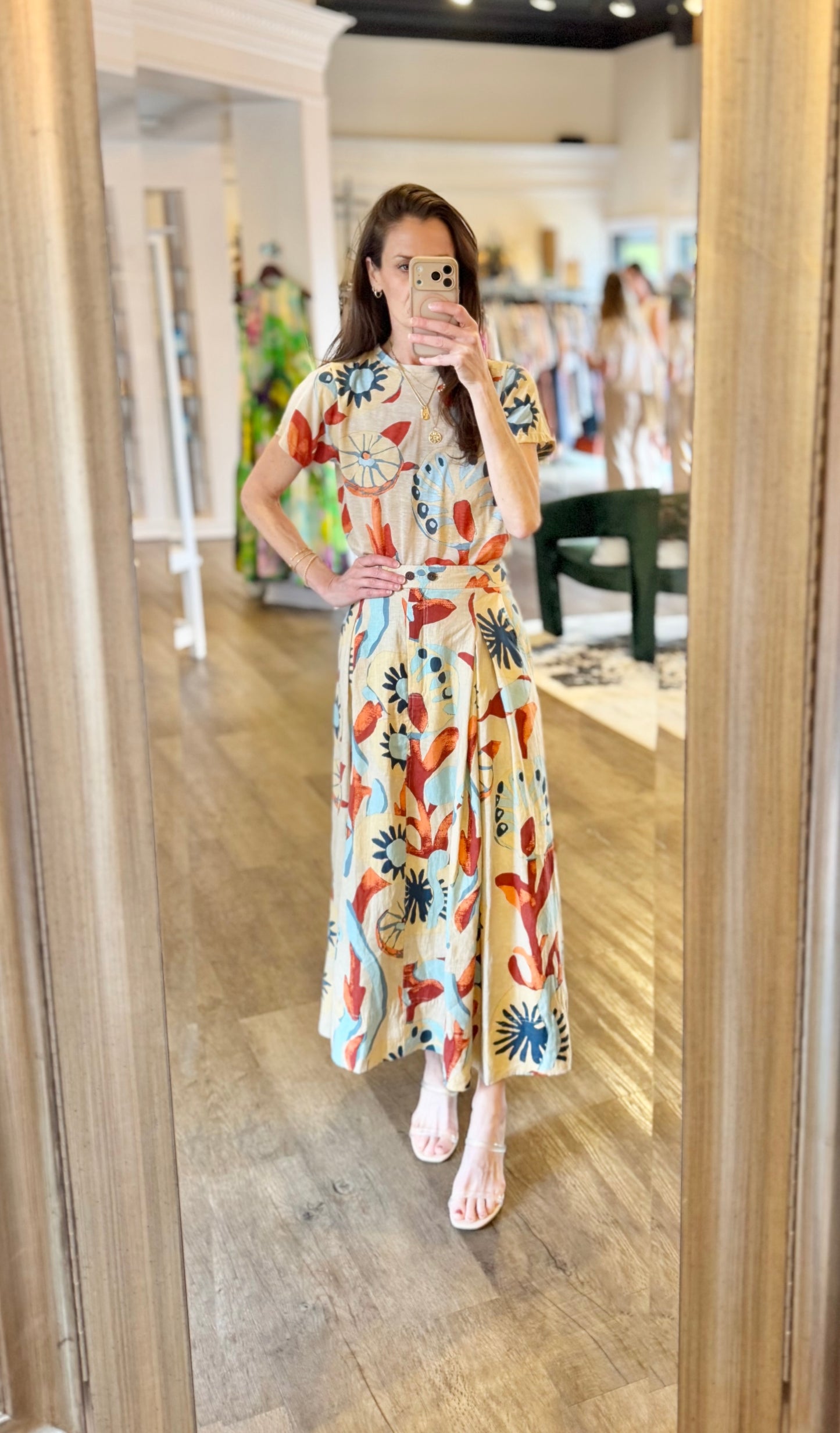 TRUNK SHOW- Mika Tee in cream velora by Bel Kazan