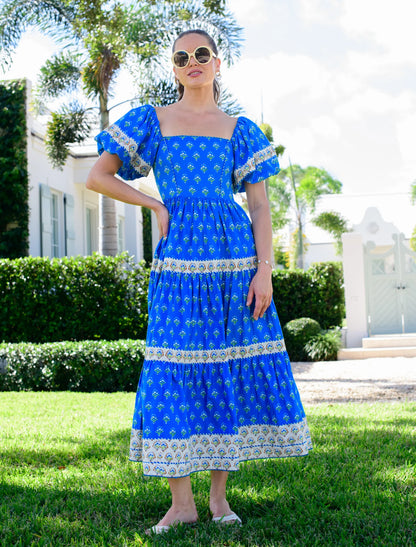 Allie Dress in Tulip Blue by Elizabeth James