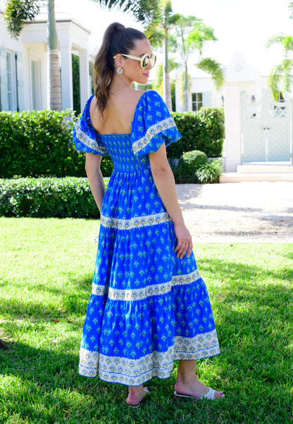 Allie Dress in Tulip Blue by Elizabeth James