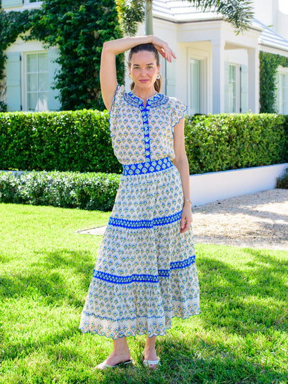 Mae Skirt in Tulip Ivory by Elizabeth James