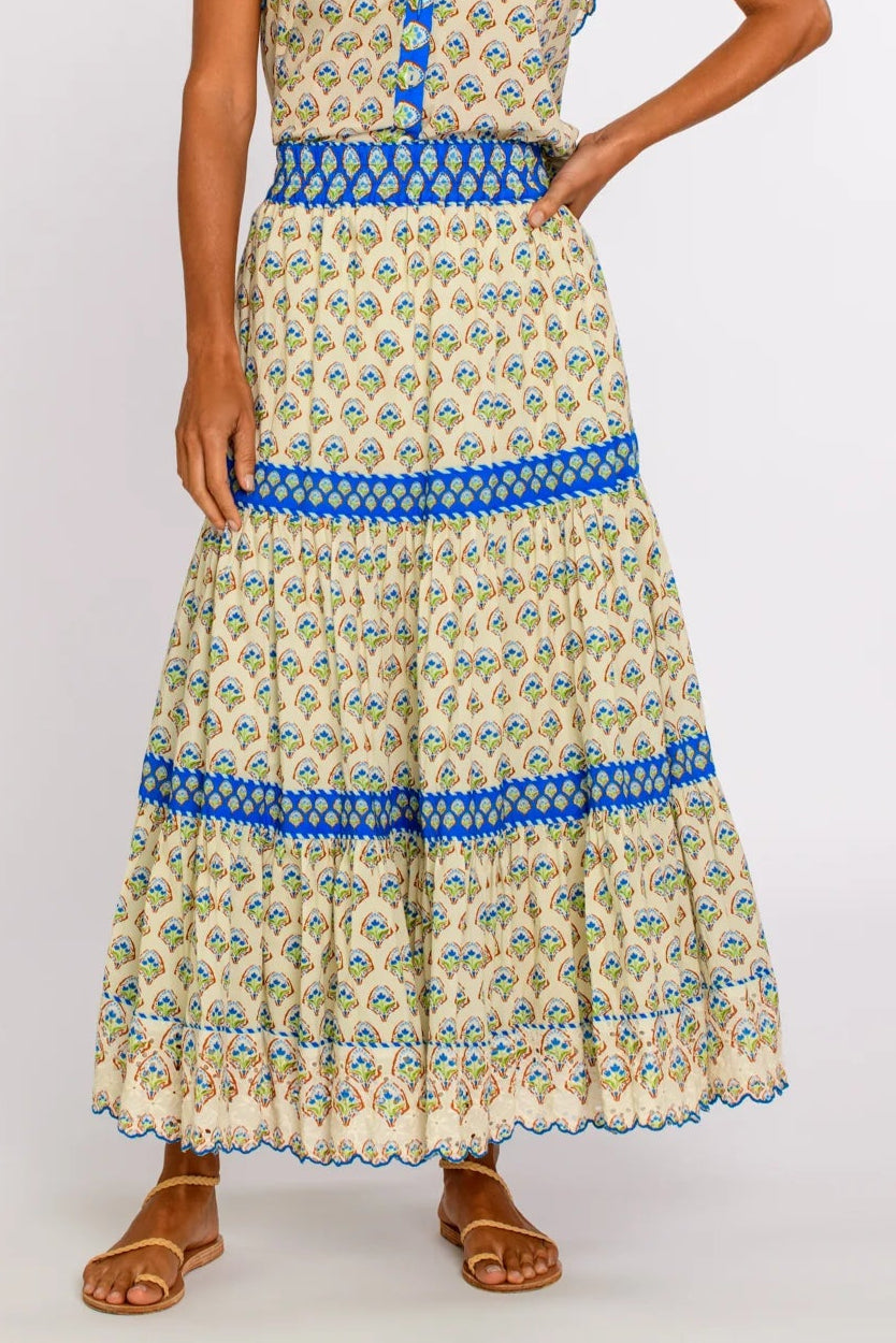 Mae Skirt in Tulip Ivory by Elizabeth James