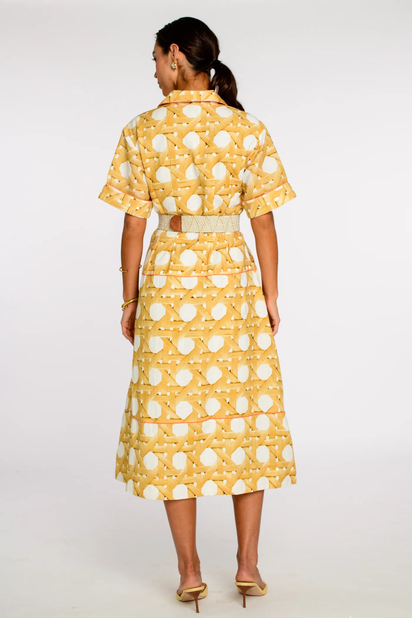 Collins Dress in wicker by Elizabeth James